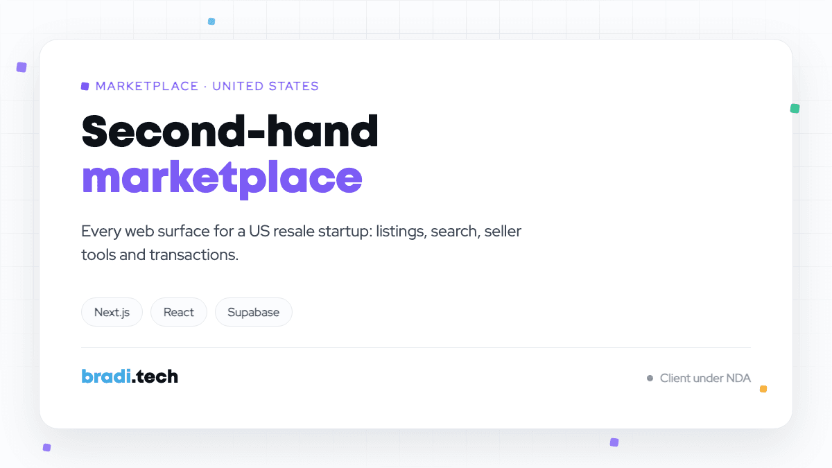 Second-hand Marketplace