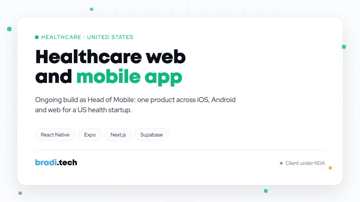 Healthcare Web & Mobile Platform
